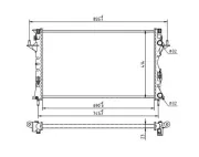 Kühler, Motorkühlung HART 603 603