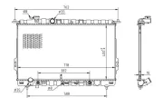 Kühler, Motorkühlung HART 603 814