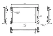 Kühler, Motorkühlung HART 605 929