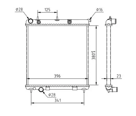 Kühler, Motorkühlung HART 605 933 Bild Kühler, Motorkühlung HART 605 933