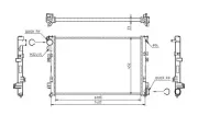 Kühler, Motorkühlung HART 605 935