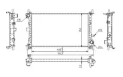 Kühler, Motorkühlung HART 606 413