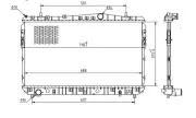 Kühler, Motorkühlung HART 608 097