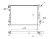 Kühler, Motorkühlung HART 611 619
