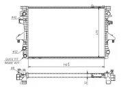 Kühler, Motorkühlung HART 611 623