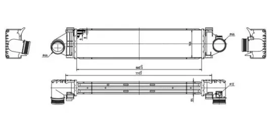 Ladeluftkühler HART 612 088 Bild Ladeluftkühler HART 612 088