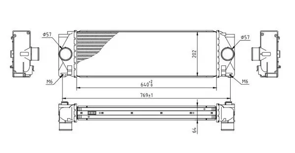Ladeluftkühler HART 612 529
