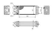 Ladeluftkühler HART 612 540