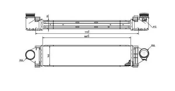 Ladeluftkühler HART 617 312