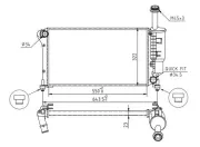 Kühler, Motorkühlung HART 620 253