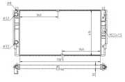 Kühler, Motorkühlung HART 620 264