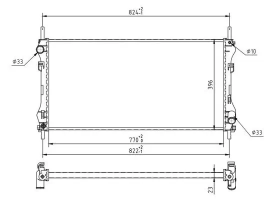 Kühler, Motorkühlung HART 620 611 Bild Kühler, Motorkühlung HART 620 611