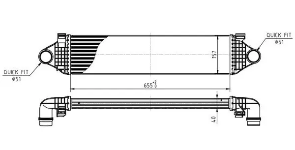 Ladeluftkühler HART 630 318