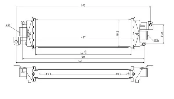 Ladeluftkühler HART 636 909