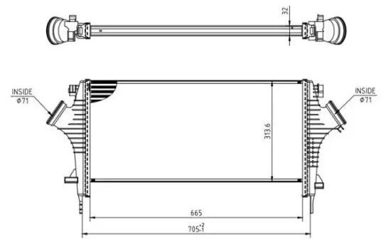 Ladeluftkühler HART 636 916 Bild Ladeluftkühler HART 636 916