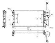 Kühler, Motorkühlung HART 637 133