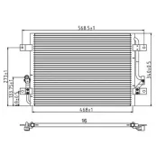 Kondensator, Klimaanlage HART 605 723