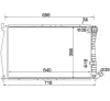 Kühler, Motorkühlung HART 605 882 Bild Kühler, Motorkühlung HART 605 882