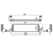 Ladeluftkühler HART 612 582