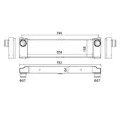 Ladeluftkühler HART 612 836