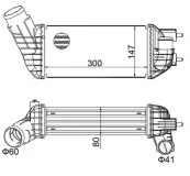 Ladeluftkühler HART 614 057