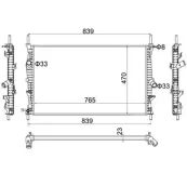 Kühler, Motorkühlung HART 620 209