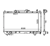 Kühler, Motorkühlung HART 620 273