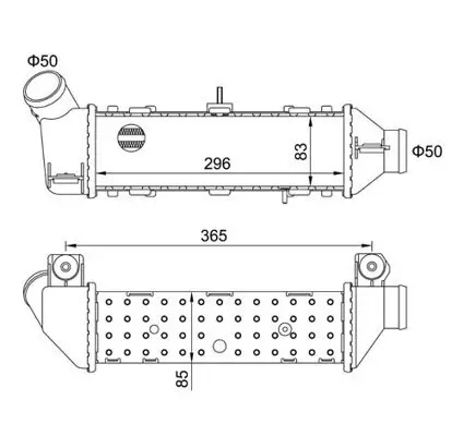 Ladeluftkühler HART 621 387 Bild Ladeluftkühler HART 621 387