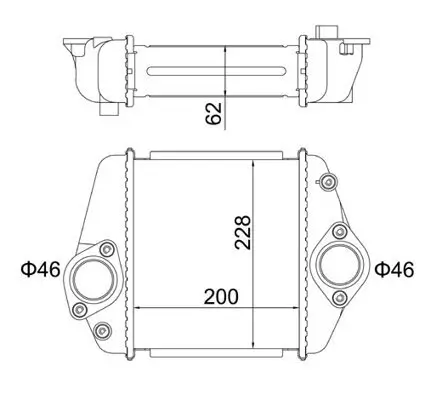 Ladeluftkühler HART 621 407