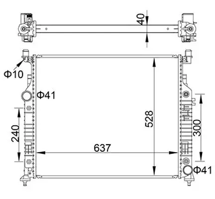Kühler, Motorkühlung HART 622 279 Bild Kühler, Motorkühlung HART 622 279