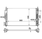 Kühler, Motorkühlung HART 622 314