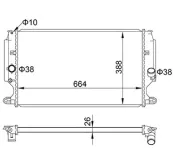 Kühler, Motorkühlung HART 622 326