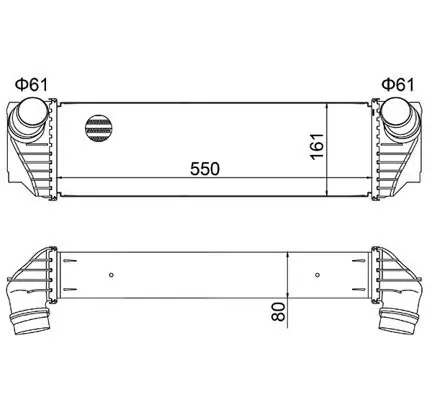 Ladeluftkühler HART 630 294