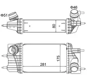 Ladeluftkühler HART 630 304