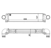 Ladeluftkühler HART 630 316