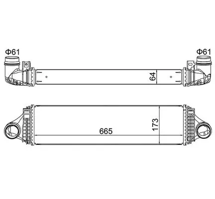 Ladeluftkühler HART 630 317 Bild Ladeluftkühler HART 630 317