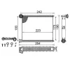 Wärmetauscher, Innenraumheizung HART 631 067 Bild Wärmetauscher, Innenraumheizung HART 631 067