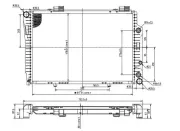 Kühler, Motorkühlung HART 637 161