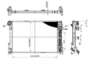 Kühler, Motorkühlung HART 612 348