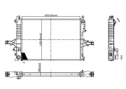 Kühler, Motorkühlung HART 612 373