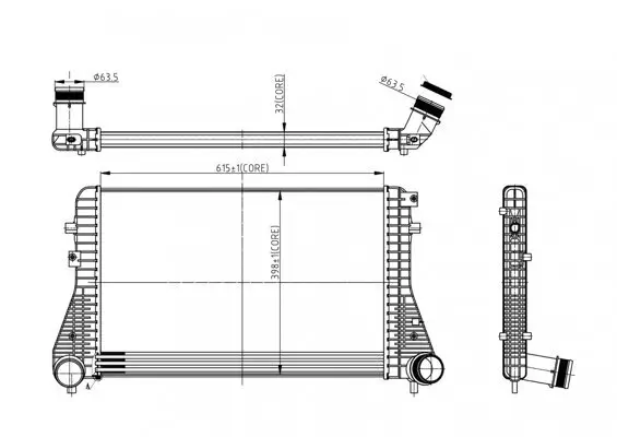 Ladeluftkühler HART 612 513