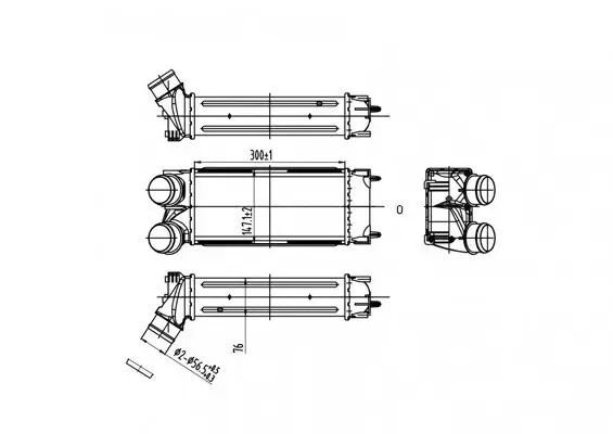 Ladeluftkühler HART 612 521