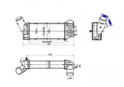Ladeluftkühler HART 612 525