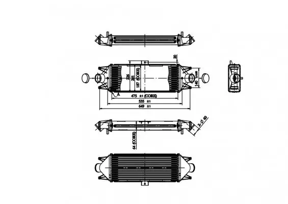 Ladeluftkühler HART 612 532