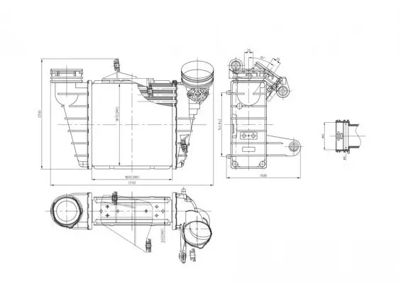 Ladeluftkühler HART 612 541