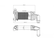 Ladeluftkühler HART 612 573