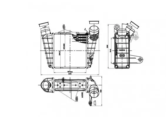 Ladeluftkühler HART 612 724