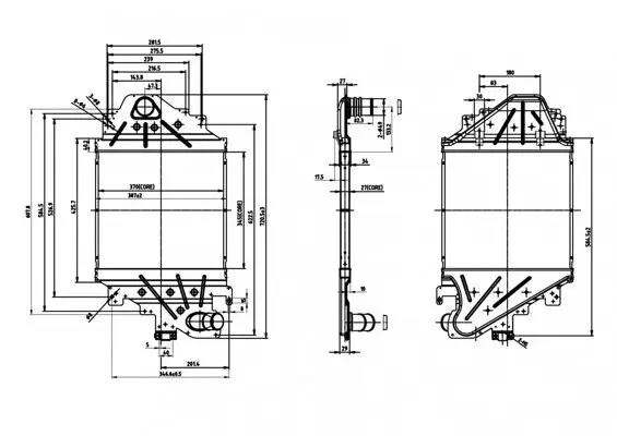 Ladeluftkühler HART 612 727