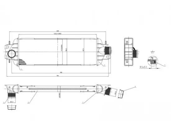 Ladeluftkühler HART 613 792 Bild Ladeluftkühler HART 613 792