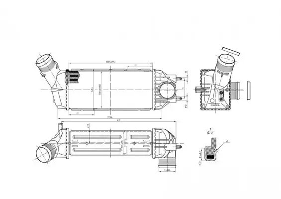 Ladeluftkühler HART 614 016